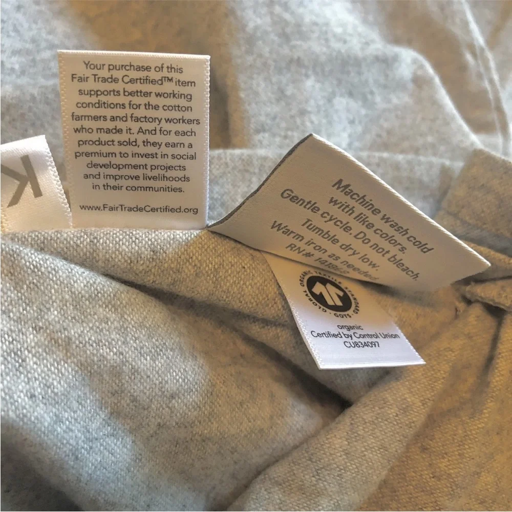 Boll & Branch Heathered Gray Organic Cotton Flannel King Duvet Cover & Sham Set